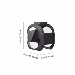 PULUZ Lens Guard Protective Cover for Insta360 ONE RS 1-Inch 360 Edition(Black)
