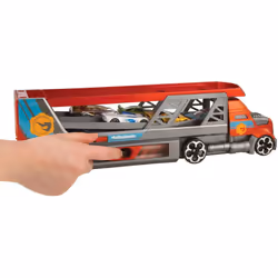 Hot Wheels CDJ19 Mega Hauler Truck, Toy Garage for Diecast Cars