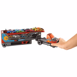 Hot Wheels CDJ19 Mega Hauler Truck, Toy Garage for Diecast Cars