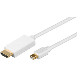 Microconnect MDPHDMI3 video cable adapter 3 m Mini DisplayPort HDMI White