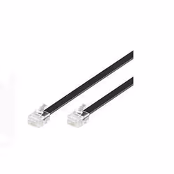Microconnect MPK103B, 3 m, RJ-12, RJ-12, Black, Male, Male