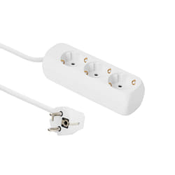 Microconnect GRU0033W power extension 3 m 3 AC outlet(s) Indoor White