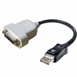 DELL DisplayPort - DVI-D 0.23 m Black. White