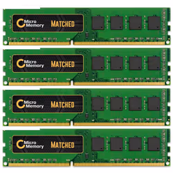 CoreParts MMD8788/16GB, 16 GB, 4 x 4 GB, DDR3, 1333 MHz, Green