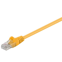 Microconnect 7.5m Cat5e UTP networking cable Yellow U/UTP (UTP)