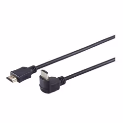Microconnect HDMI High Speed cable, 1m, 1 m, HDMI Type A (Standard), HDMI Type A (Standard), 3840 x 2160 pixels, 3D, Black