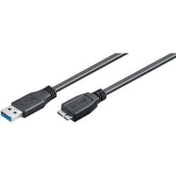 Microconnect USB3.0AB5MICRO USB cable USB 3.2 Gen 1 (3.1 Gen 1) 5 m USB A Micro-USB B Black