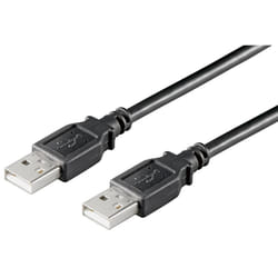 Microconnect USBAA1B USB cable USB 2.0 1 m USB A Black