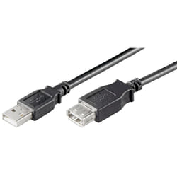 Microconnect USBAAF3B USB cable USB 2.0 3 m USB A Black