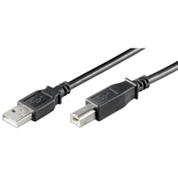Microconnect USBAB2B USB cable USB 2.0 1.8 m USB A USB B Black