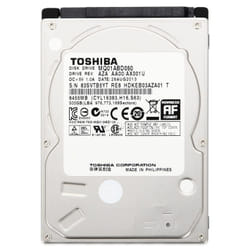 Toshiba 500GB 2.5'' internal hard drive 5400 RPM 8 MB 2.5" Serial ATA