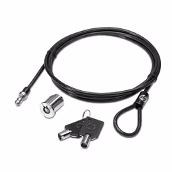 The HP Docking Station Cable Lock is dramatically simpler to use than previous locks and delivers enhanced security. The HP D ...