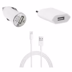 CoreParts MSPP2517, Auto, Indoor, AC, Cigar lighter, USB, White