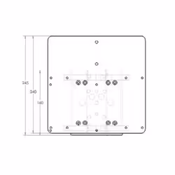 Raytec Adaptor plate to allow the