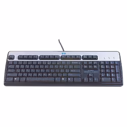 HP USB Standard Keyboard, Full-size (100%), Wired, USB, QWERTY
