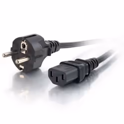 One end of this power cord will work with most desktop PCs. monitors. scanners. printers and other devices that use the 3-pin ...