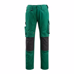 MASCOT 12679-442-0309-90C46, Pants, Any gender, Black, Green, Cotton, Polyester, 270 g/m², 35%