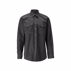MASCOT 12004-530-09-37-38, Shirt, Any gender, Black, 37-38, 38 cm, Cotton