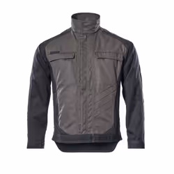 MASCOT 12209-442-1809, Track jacket, Male, Adult, 4 pockets, Cotton, Polyester, Anthracite, Black
