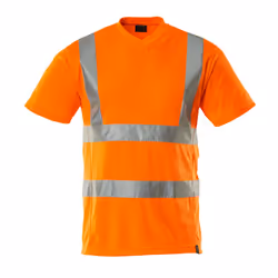 MASCOT 50113-949-14, Shirt, Man, Orange, 4XL, Polyester, 5%