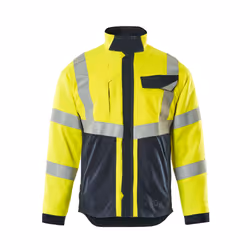 MASCOT 13809-216-17010, Jacket, Man, Navy, Yellow, S, Carbon fibres, Cotton, Modacrylic, Polyamide, 275 g/m²