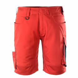 MASCOT 12049-442-0209-C50, Shorts, Any gender, Black, Red, C50, 880 mm, Cotton, Polyester