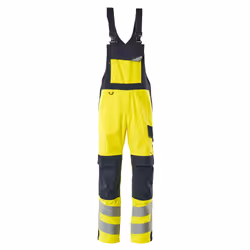 MASCOT 13869-216-17010, Overall, Any gender, Navy, Yellow, Laos, Carbon fibres, Cotton, Modacrylic, Polyamide, 3%