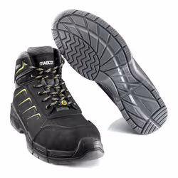 MASCOT F0109-937-09, Unisex, Adult, Safety boots, Black, M13, M14