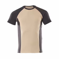 MASCOT 50567-959-5509, Shirt, Any gender, Black, Khaki, Cotton, Polyester, 5%, 195 g/m²