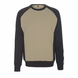 MASCOT 50570-962-5509, Hoody, Man, Black, Khaki, S, Cotton, Polyester, 310 g/m²