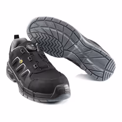 MASCOT F0111-937-09, Male, Adult, Grey, Monochromatic, Lace-up closure, Safety Class S3 Ultra Slip Resistant Sole ESD approve ...