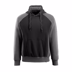 MASCOT 50572-963-0918, Hoody, Man, Anthracite, Black, XS, Cotton, Polyester, 5%