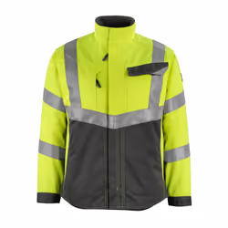 MASCOT 15509-860-1718, Jacket, Man, Black, Yellow, XXL, Cotton, Polyester, 290 g/m²