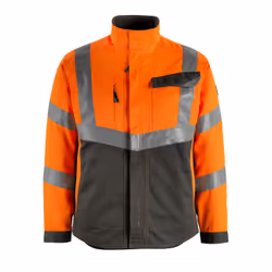 MASCOT 15509-860-1418, Jacket, Man, Anthracite, Orange, M, Cotton, Polyester, 290 g/m²