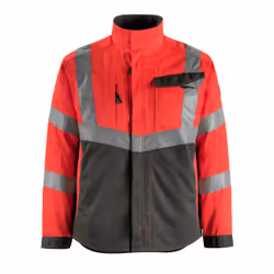MASCOT 15509-860-22218, Jacket, Man, Anthracite, Red, M, Cotton, Polyester, 290 g/m²