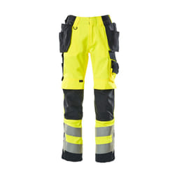MASCOT 15531860-17010-90C48 Pants Navy, Yellow