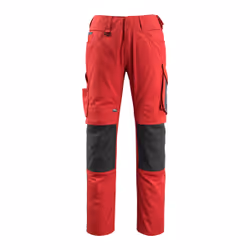 MASCOT 12679-442-0209-82C49, Pants, Any gender, Black, Red, 82C49, 850 mm, 82 cm