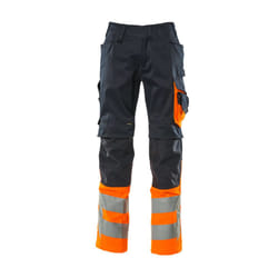 MASCOT 15679-860-01014-76 Pants Black, Navy, Yellow