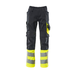 MASCOT 15679-860-01017 Pants Navy, Yellow