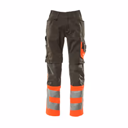 MASCOT 15679-860-18222, Pants, Any gender, Anthracite, Red, Cotton, Polyester, 290 g/m², 35%