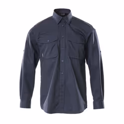 MASCOT 13004-230-010-39-40, Shirt, Any gender, 39-40, 010 - Dark Navy, 40 cm, Cotton, Polyester