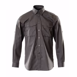 MASCOT 13004-230-18-37-38, Shirt, Any gender, 37-38, 18 - Dark Anthracite, 38 cm, Cotton, Polyester