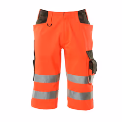 MASCOT 15549-860-22218, Shorts, Man, Anthracite, Red, Cotton, Polyester, 290 g/m², 35%