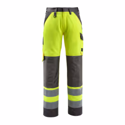 MASCOT 15979-948-1718, Pants, Man, Anthracite, Yellow, Cotton, Polyester, 250 g/m², 20%