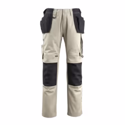 MASCOT 14031-203-5509-90C56, Pants, Any gender, 90C56, 5509 - Light Khaki/Black, 1030 mm, 90 cm