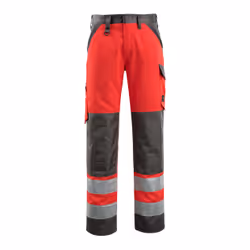 MASCOT 15979948-22218-82C64, Pants, Any gender, Anthracite, Red, Cotton, Polyester, 250 g/m², 20%