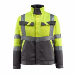 MASCOT 15909-948-1718, Jacket, Any gender, Anthracite, Yellow, M, Cotton, Polyester, 250 g/m²