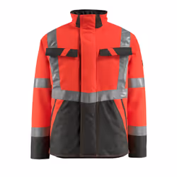 MASCOT 15935-126-22218, Jacket, Man, Anthracite, Red, S, Polyester, 190 g/m²