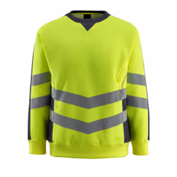 MASCOT 50126-932-17010, Shirt, Man, Black, Yellow, 3XL, Cotton, Polyester, 310 g/m²
