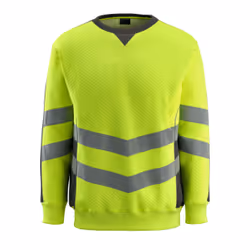 MASCOT 50126-932-1718, Shirt, Man, Anthracite, Yellow, M, Cotton, Polyester, 310 g/m²